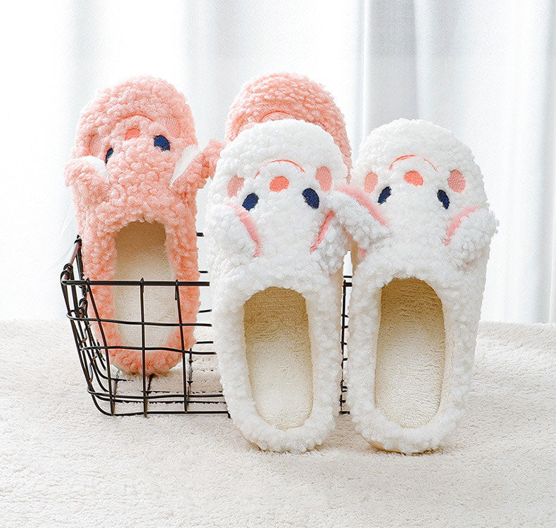 PANTUFLAS PELUCHE CONEJITO