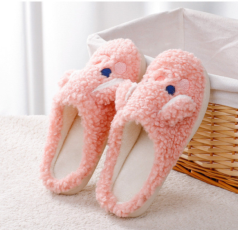 PANTUFLAS PELUCHE CONEJITO