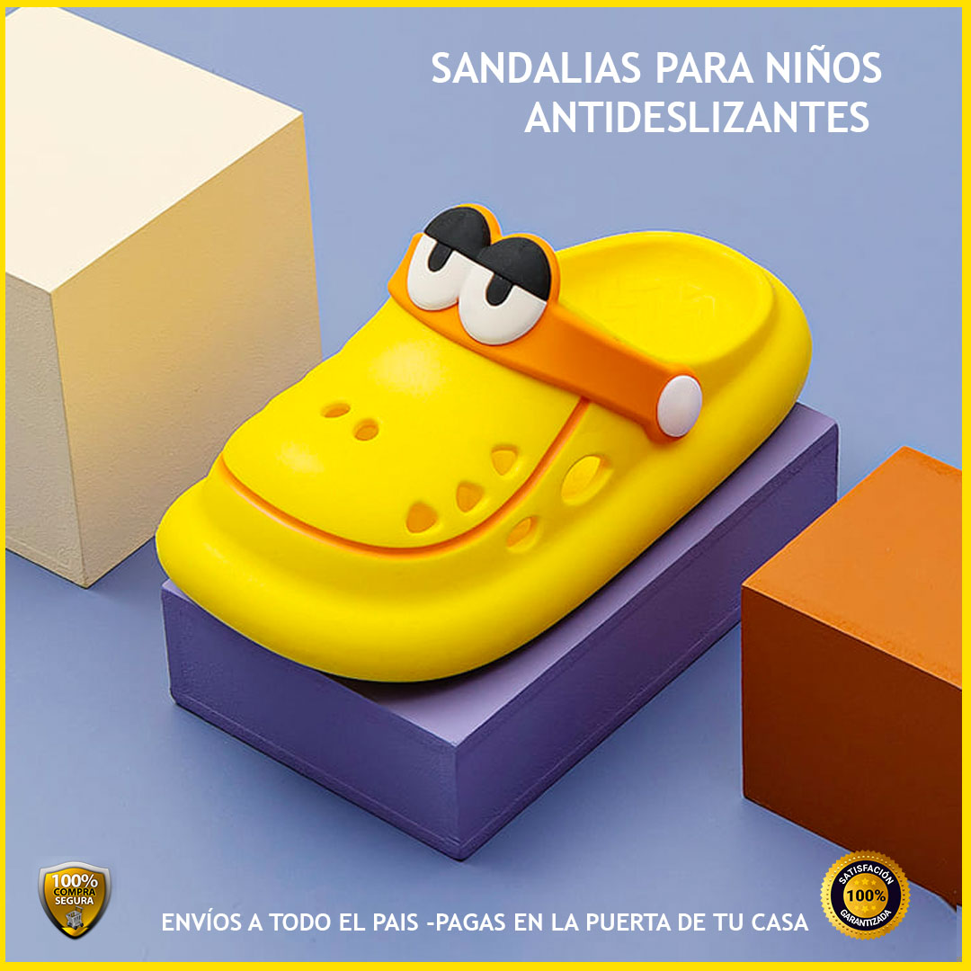 SANDALIAS COCODRILO PARA NIÑOS - ANTIDESLIZANTES EVA