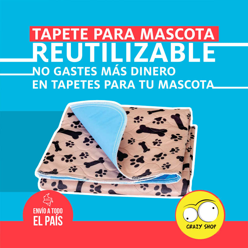 TAPETES REUTILIZABLE PARA TU MASCOTA