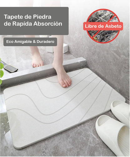 TAPETE DE PIEDRA PARA BAÑO