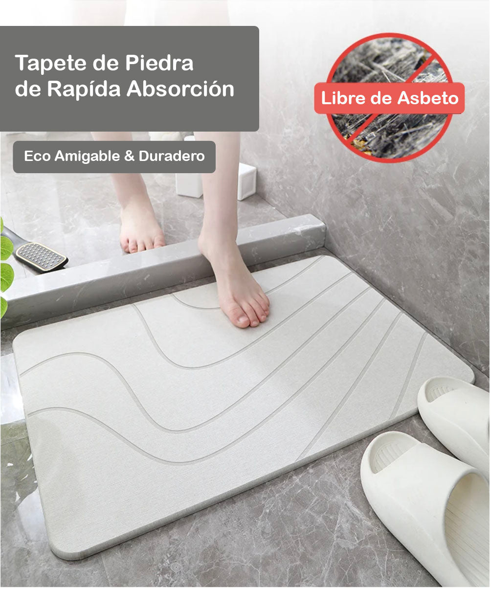 2x1 TAPETE DE PIEDRA PARA BAÑO
