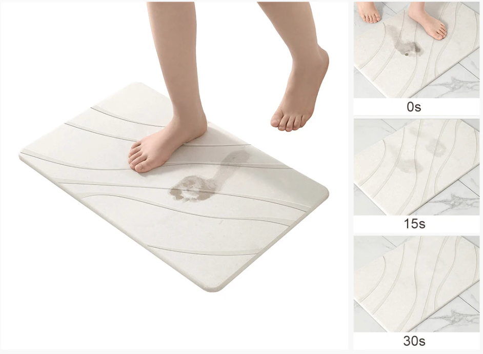 2x1 TAPETE DE PIEDRA PARA BAÑO