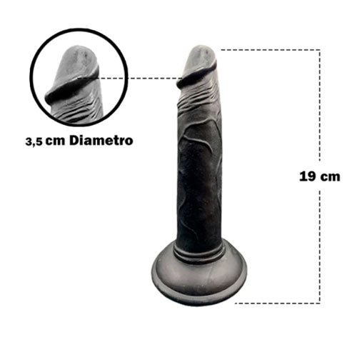 CONSOLADOR PENE REALISTA 19 CM